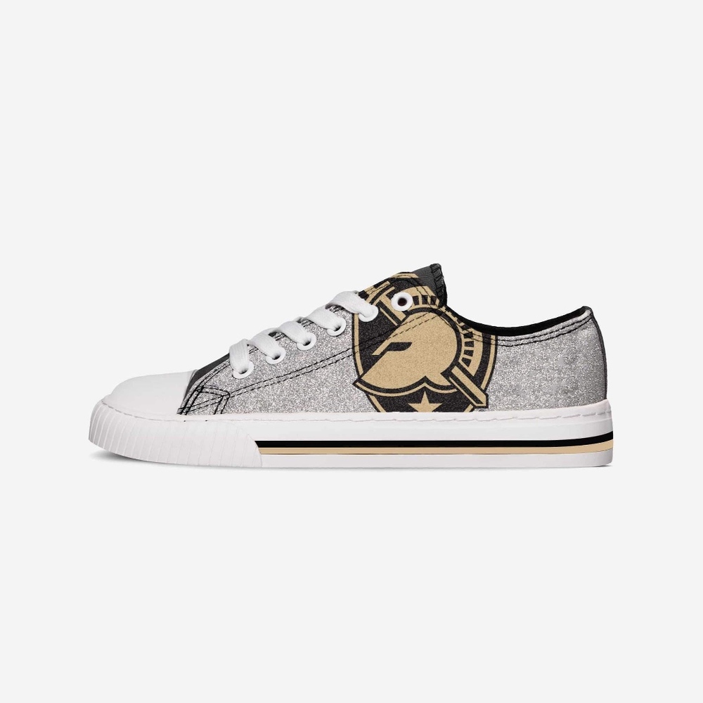 ARMY BLACK KNIGHTS WOMENS GLITTER LOW CANVAS, Size 10